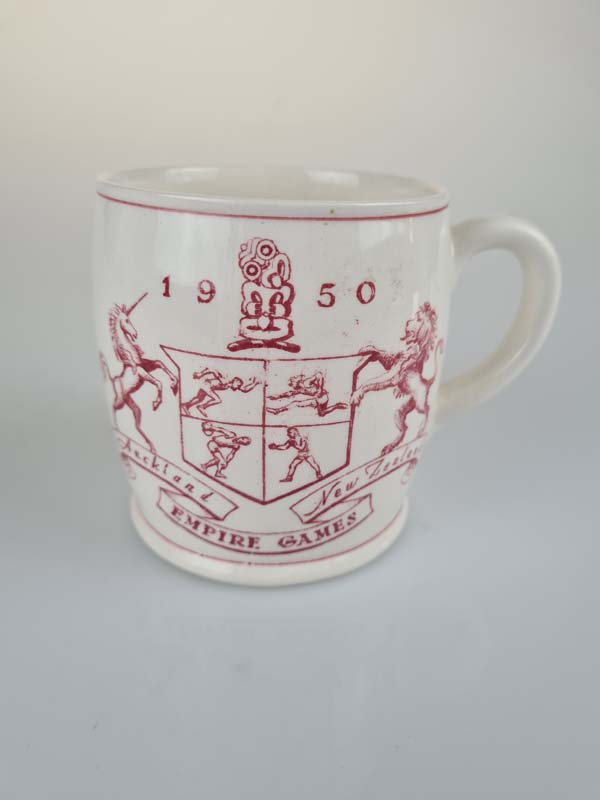 Crown Lynn Canterbury Centennial Mug