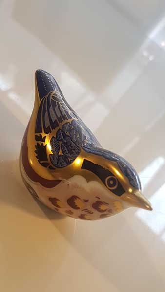 Royal Crown Derby - Garden Nuthatch