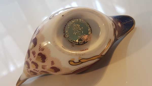 Royal Crown Derby: RCD Nuthatch bird