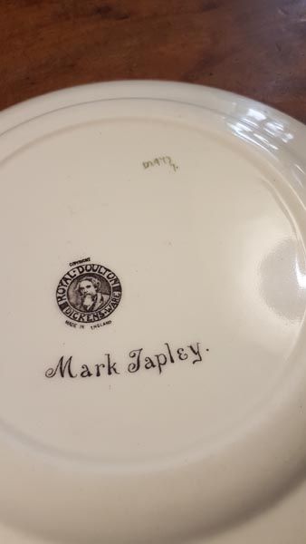 Dickensware: Royal Doulton Dickens plate