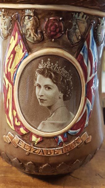 Doulton Queen Elizabeth II Coronation Jug 1953