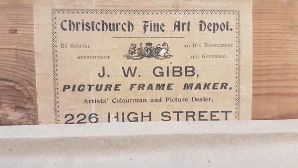 New Zealand Art: W.H.Montgomery Painting - Ina