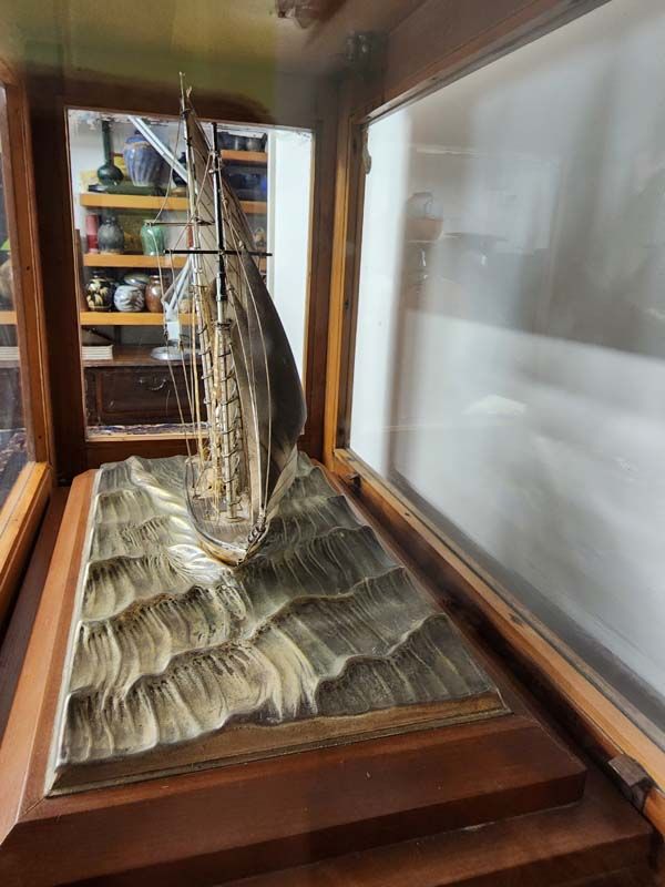 Foreign Silver: Seki Takehiko Sterling Silver Boat