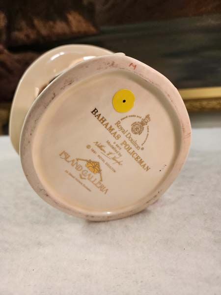 Character Jugs: Bahamas Policeman D6912 - Royal Doulton Character Jug