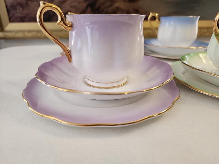 China & Ceramics: Royal Albert - Rainbow trios