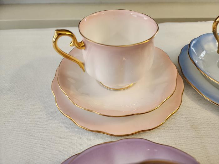 China & Ceramics: Royal Albert - Rainbow trios