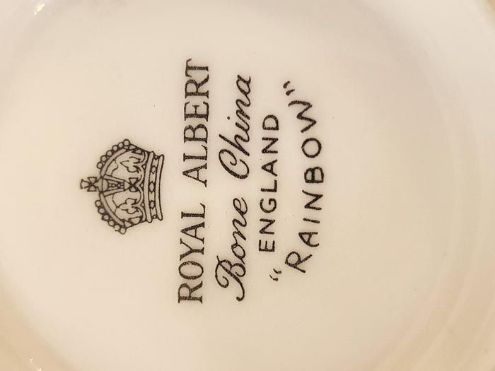China & Ceramics: Royal Albert - Rainbow trios