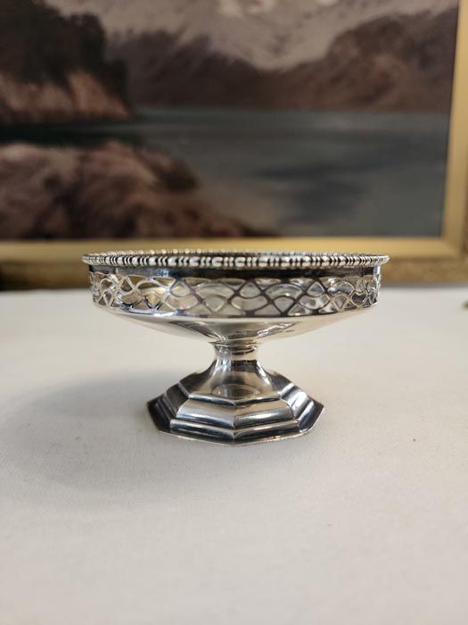 Sterling Silver: Sterling Silver pedestal dish 1932