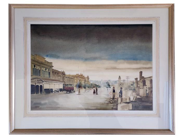 New Zealand Art: Watts Davies - Oamaru Stone Construction