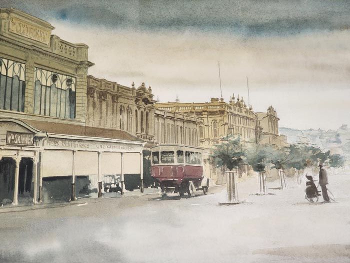 New Zealand Art: Watts Davies - Oamaru Stone Construction