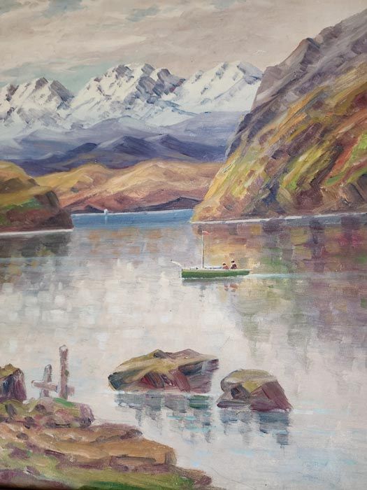 New Zealand Art: Allan Bollard - Glendhu Bay Lake Wanaka