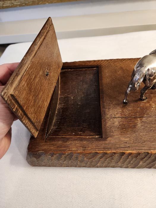 Silver & Gold: Silver Equestrian Desk Set