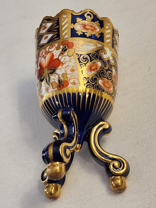Royal Crown Derby: Imari three legged vase