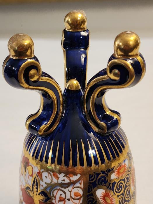 Royal Crown Derby: Imari three legged vase