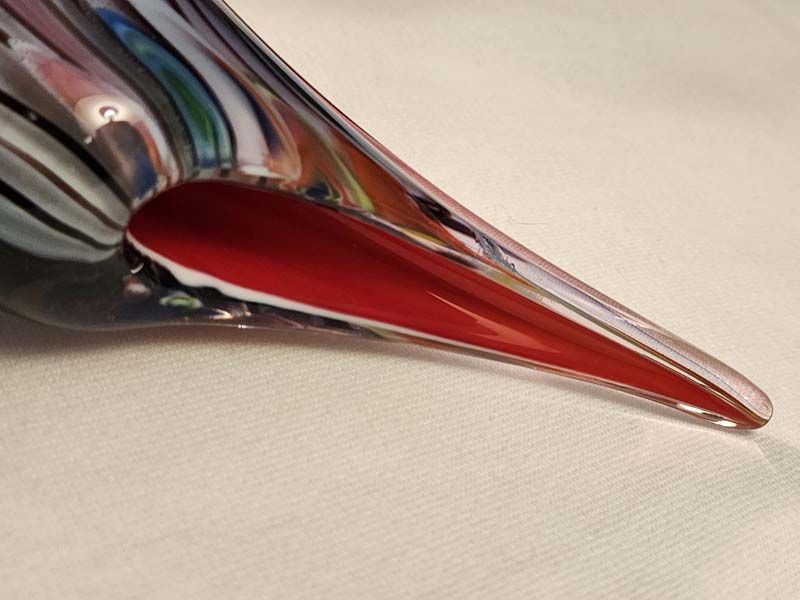 Glass: Murano art glass vase