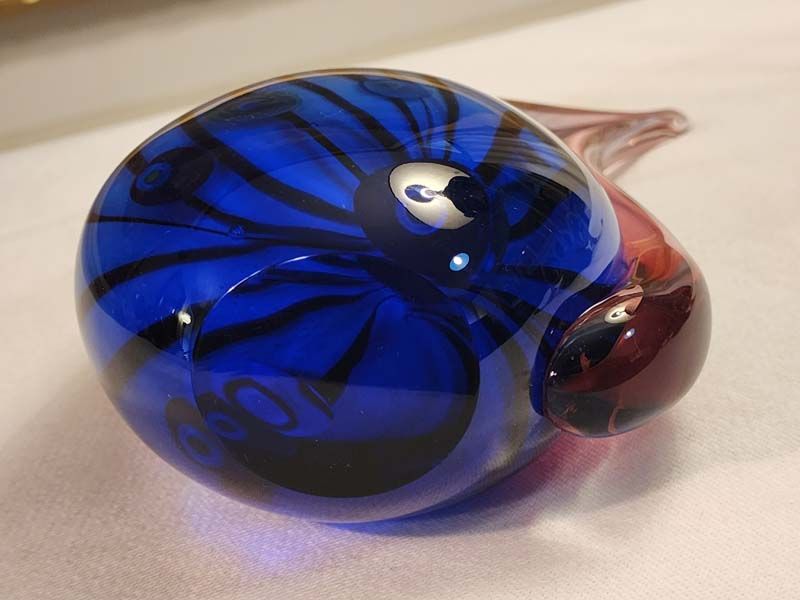 Glass: Murano art glass vase