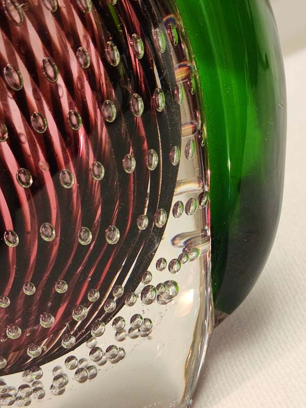 Glass: Murano art glass vase