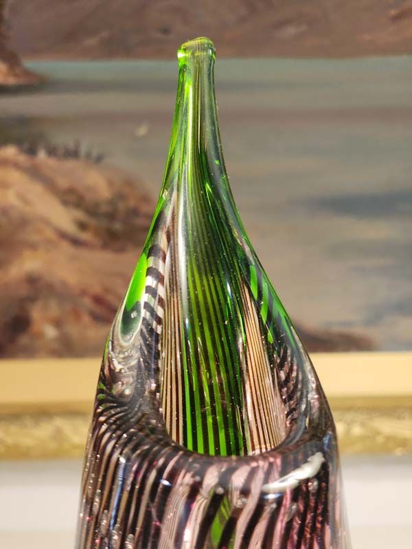 Glass: Murano art glass vase