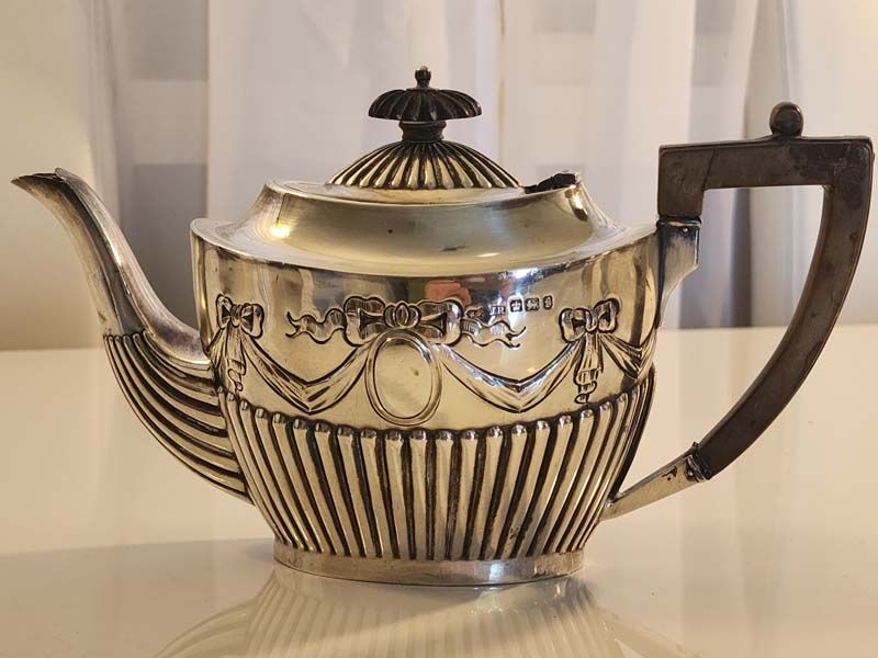 Sterling Silver: Sterling Silver Tea Set 1898