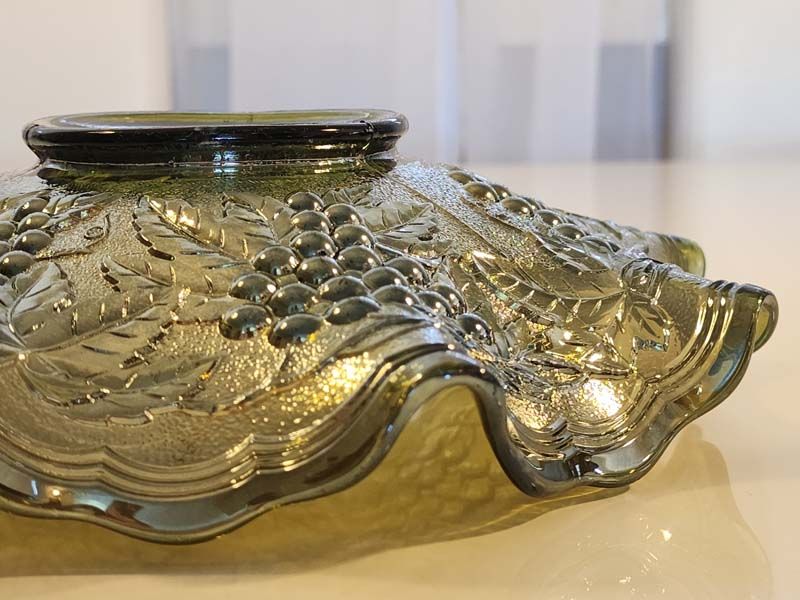 Glass: Carnival Glass Helios Grapes