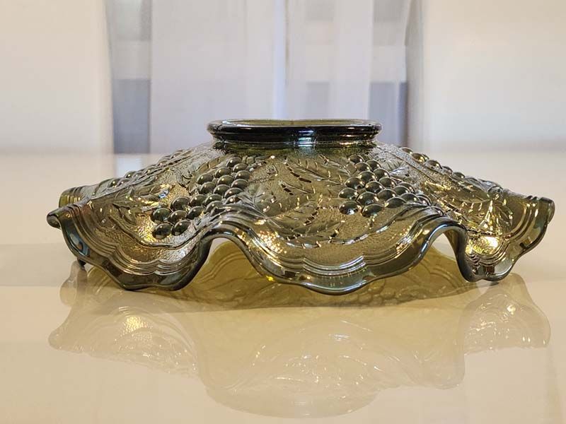 Glass: Carnival Glass Helios Grapes