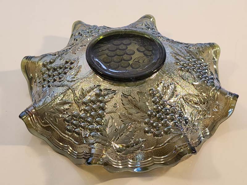 Glass: Carnival Glass Helios Grapes