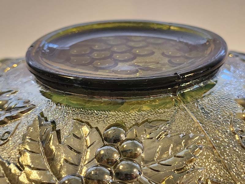 Glass: Carnival Glass Helios Grapes