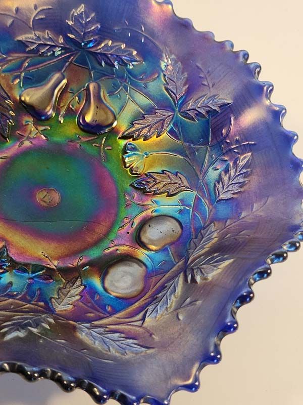 Glass: Carnival Glass Pears & Cherries