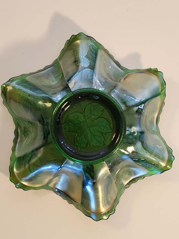 Glass: Carnival Glass Helios Grapes