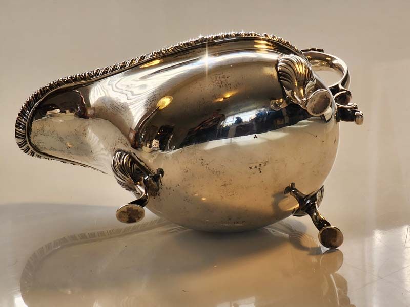 Silver & Gold: Sterling Silver - George V - 341g