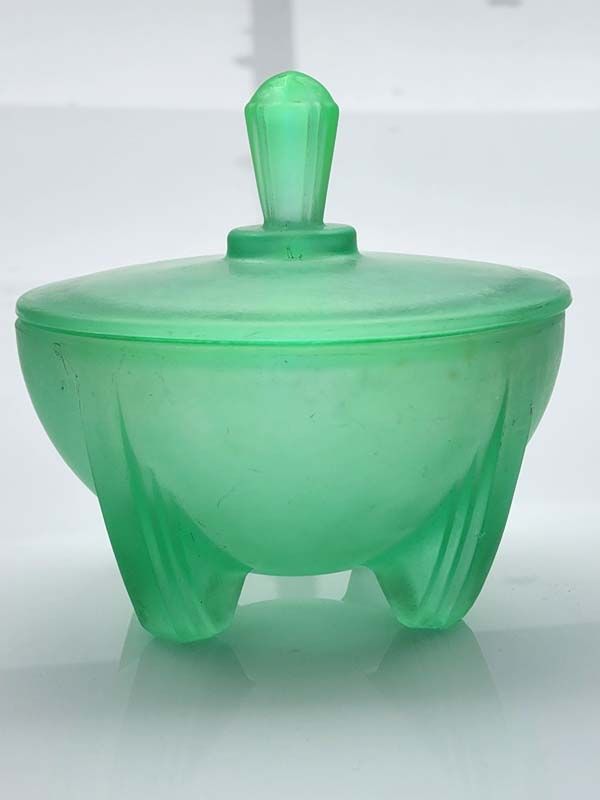 Vintage & Retro: Uranium Art Deco Glass Bowl