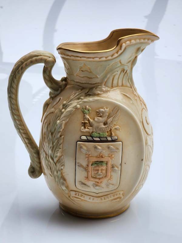 China & Ceramics: Burslem Vellum Gladstone Jug - 1894