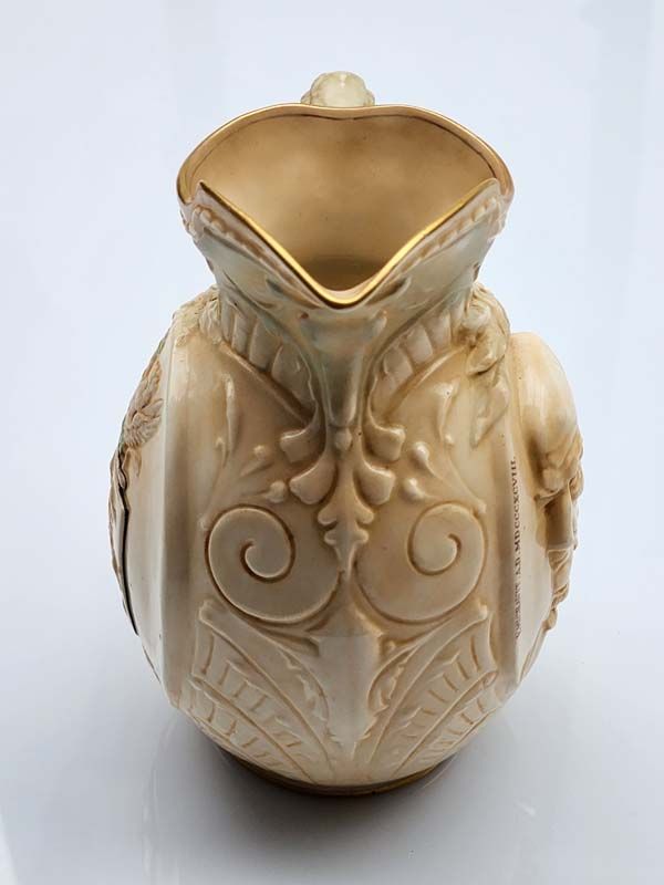 China & Ceramics: Burslem Vellum Gladstone Jug - 1894