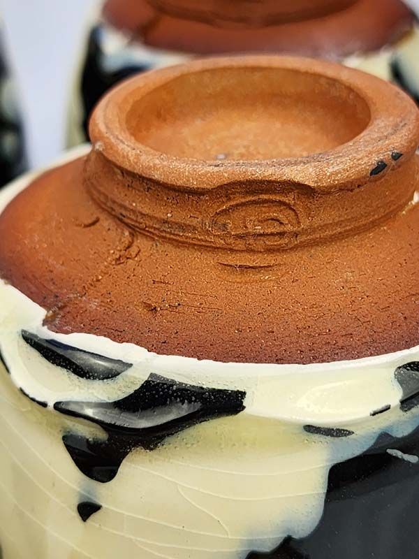 - Signed studio pottery: Campbell Hegan set