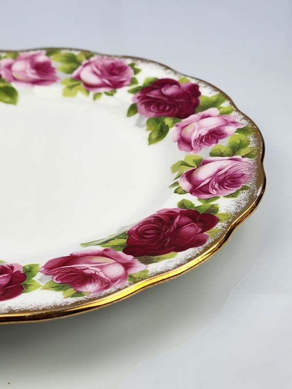 China & Ceramics: Old English Rose Plate