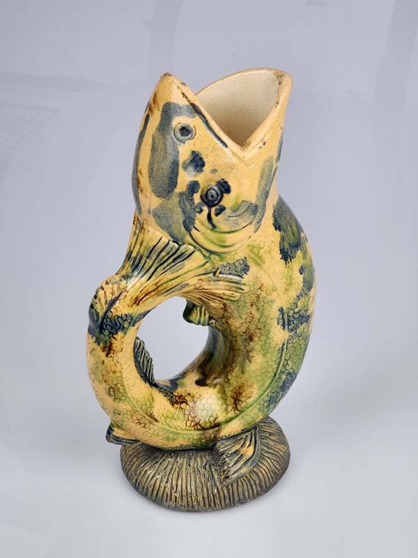 NZ Pottery: Newton Potteries - Gurgling Fish Jug