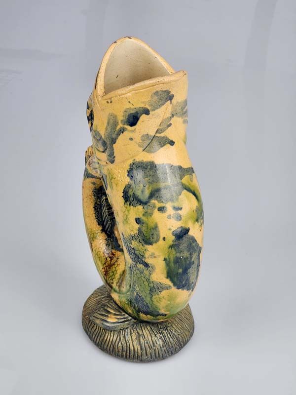 NZ Pottery: Newton Potteries - Gurgling Fish Jug