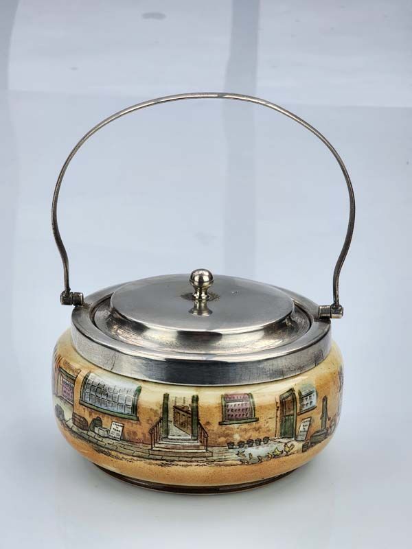 China & Ceramics: Royal Doulton Mr Micawber lidded bowl