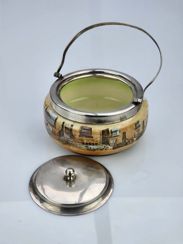 China & Ceramics: Royal Doulton Mr Micawber lidded bowl