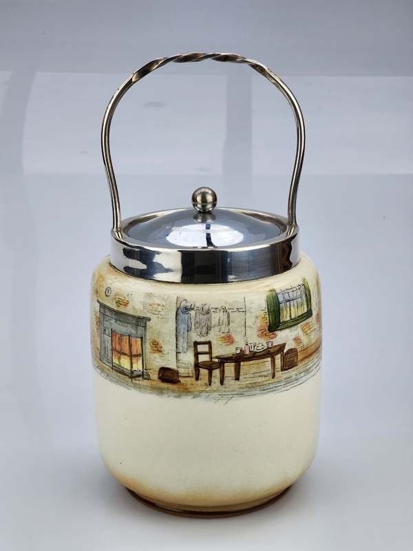 China & Ceramics: Royal Doulton Artful Dodger biscuit barrel