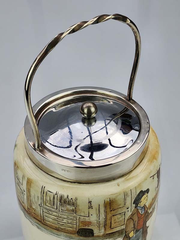 China & Ceramics: Royal Doulton Artful Dodger biscuit barrel