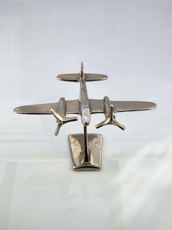 Vintage & Retro: Vintage Chrome Airplane