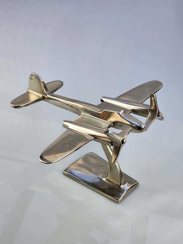 Vintage & Retro: Vintage Chrome Airplane
