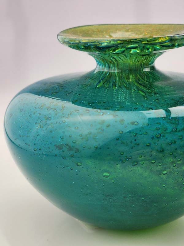Glass: Mdina glass vase