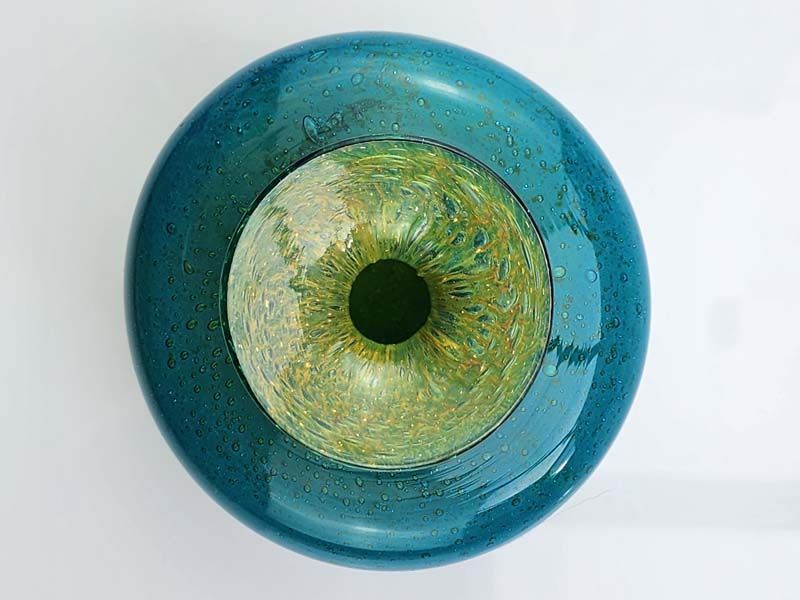 Glass: Mdina glass vase