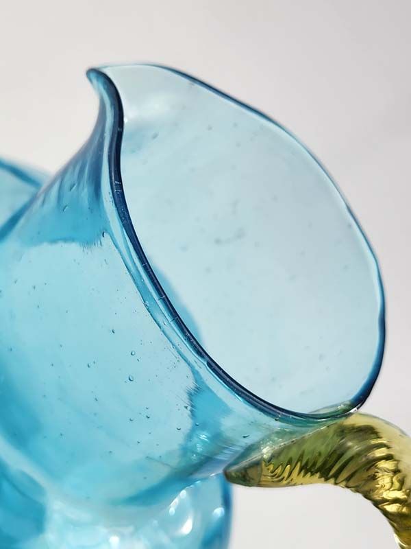 Glass: Victorian Dimpled Glass Jug