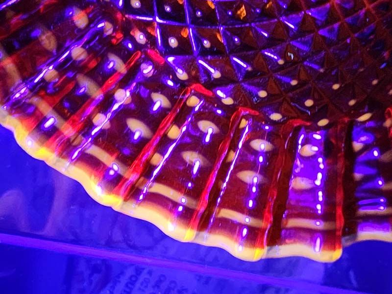 Glass: Cadmium glass bowl