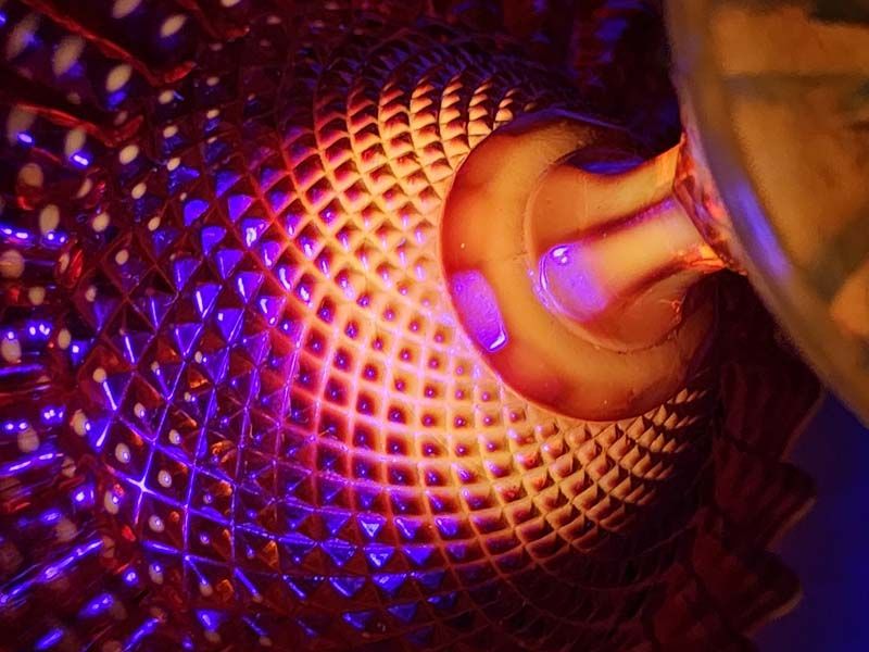 Glass: Cadmium glass bowl