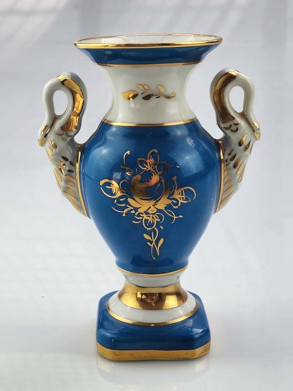 China & Ceramics: Limoges Hand Painted Vase