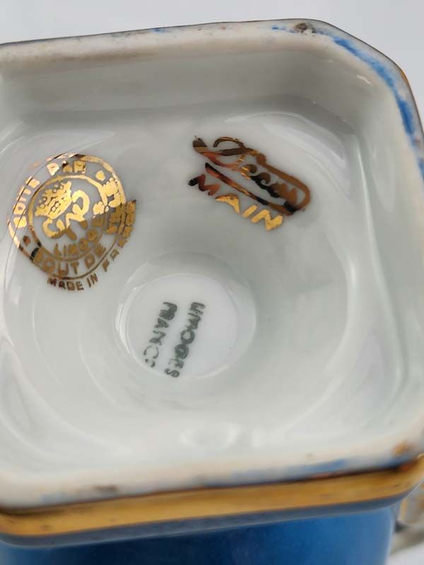 China & Ceramics: Limoges Hand Painted Vase